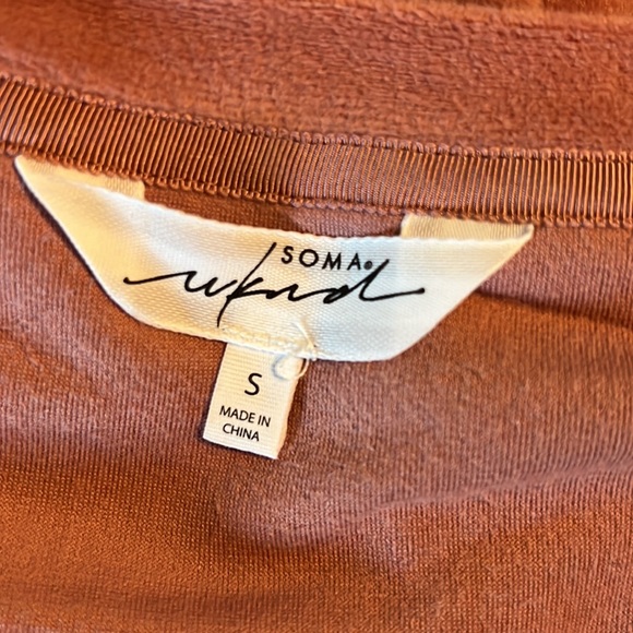 Soma Weekend Two Piece Velour Set Sz Small S top jogger pants - Picture 4 of 4